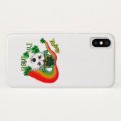 シベリアハスキーセントパトリック Case-Mate iPhoneケース (裏面(横))