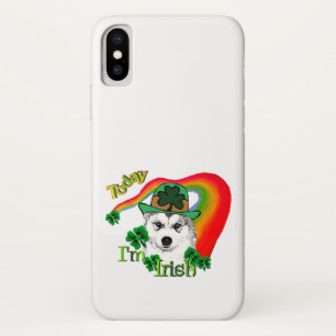 シベリアハスキーセントパトリック iPhone X ケース