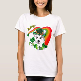 シベリアハスキーセントパトリック Tシャツ