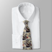 シベリアハスキードッグクリスマスフェスティバル ネクタイ (タイ)