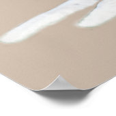 シベリアハスキービューティフルプリント ポスター (角)