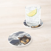 シベリアハスキー砂岩コースター コースター (側面)