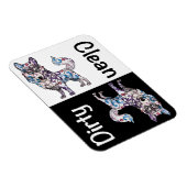 シベリアハスキー食洗機磁石 マグネット (右側)