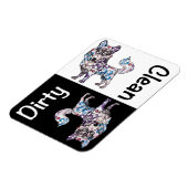 シベリアハスキー食洗機磁石 マグネット (左側)