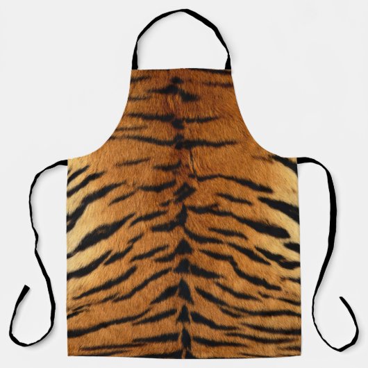 シベリアフェイクタイガーの皮 エプロン (正面)