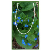 シベリアブグロス – 青と緑 –  スモールペーパーバッグ (裏面)