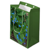 シベリアブグロス – 青と緑 –  ミディアムペーパーバッグ (裏面アングル)