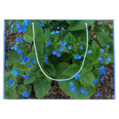 シベリアブグロス – 青と緑 –  ラージペーパーバッグ (正面)