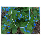 シベリアブグロス – 青と緑 –  ラージペーパーバッグ (裏面)