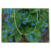 シベリアブグロス – 青と緑 –  ラージペーパーバッグ (正面)