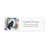 シベリアブラックキャットオンウィンドウサマーフローラ ラベル (正面)