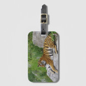 シベリアリラックスタイガーの岩 ラゲッジタグ (正面縦)