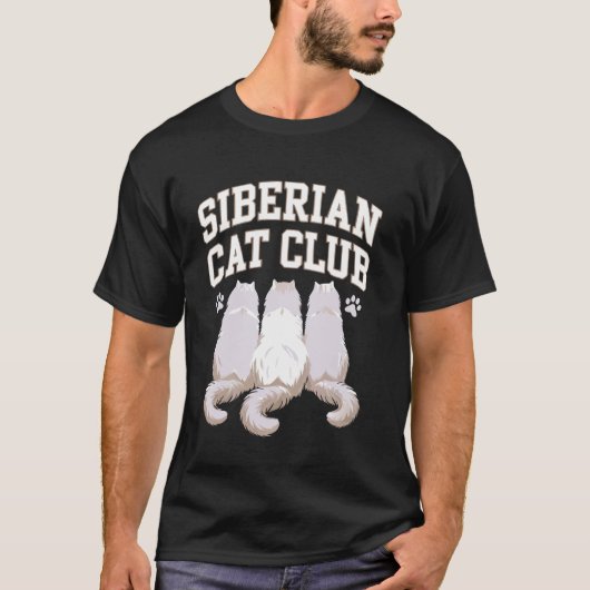 シベリアンキャット Tシャツ (正面)