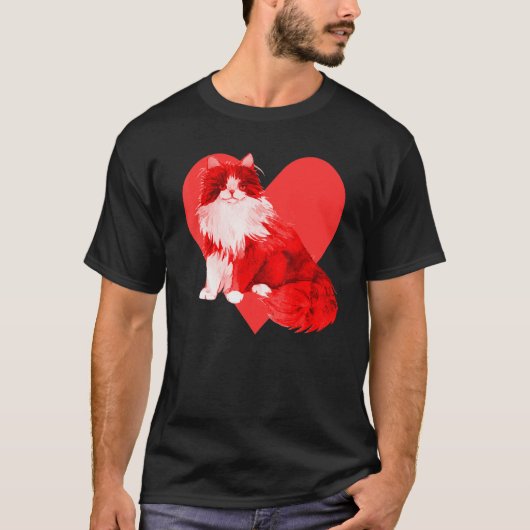 シベリアンキャット Tシャツ (正面)