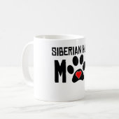 シベリアンハスキーのお母さん コーヒーマグカップ (正面左)