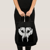 シベリアンハスキーのトートバックのハスキーなオオカミのビーチのバッグ トートバッグ (正面(商品))