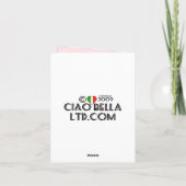 シベリアンハスキーのバースデー・カード カード (裏面)