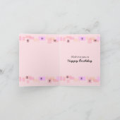 シベリアンハスキーのバースデー・カード カード (内部)