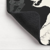 シベリアンハスキーのマウスパッドのギフトのマラミュートのオオカミ犬 マウスパッド (コーナー)