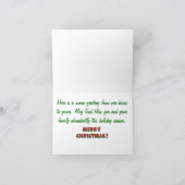 シベリアンハスキーの子犬のメッセージカード シーズンカード (内部)