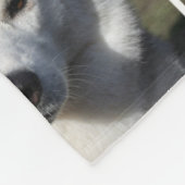 シベリアンハスキー犬の写真 フリースブランケット (角)