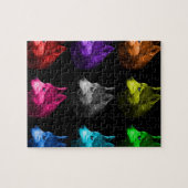 シベリアンハスキー犬の芸術6048のBB ジグソーパズル (横)