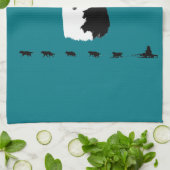 シベリアンハスキー キッチンタオル (折り畳み)