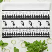 シベリアンハスキー キッチンタオル (折り畳み)