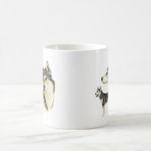 シベリアンハスキー コーヒーマグカップ (中央)