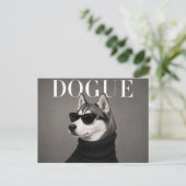 シベリアンハスキー・ラグジュアリー特集 ポストカード (スタンド正面)