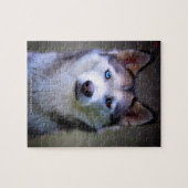 シベリアンハスキー 我が家の愛犬 ジグソーパズル (横)