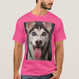 シベリアンハスキー 犬 アニマル ギフト フェイスシールド フェイスプロテクター Tシャツ