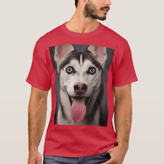 シベリアンハスキー 犬 動物 ギフト フェイスシールド 安全 おもしろい フェイスプロテクター Tシャツ
