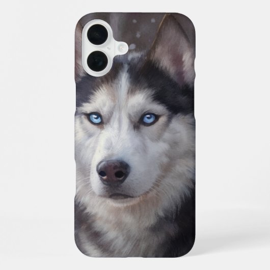 シベリアンハスキー iPhoneケース (裏面)