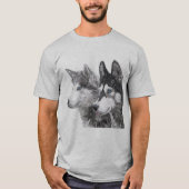 シベリアンハスキー Tシャツ (正面)