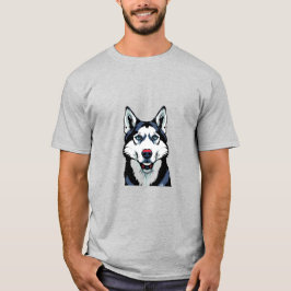 シベリアンハスキー Tシャツ