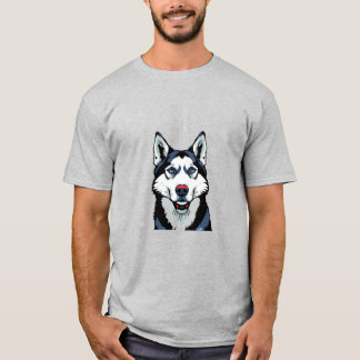 シベリアンハスキー Tシャツ