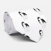 シベリアンハスキー。 Tシャツ ネクタイ (ロール)