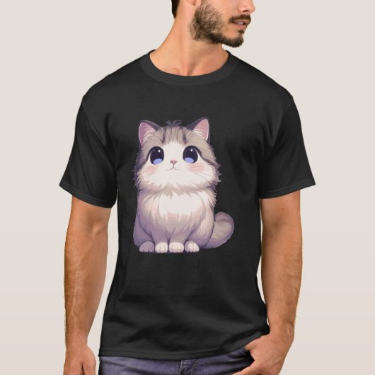 シベリアン・キャット シベリアン猫 Tシャツ (正面)