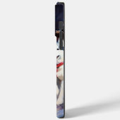 シベリアン・ハスキー クリスマス フェスティブシーズン Case-Mate iPhoneケース (裏面 / 左)