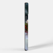 シベリアン・ハスキー クリスマス 雪 冬 Case-Mate iPhoneケース (裏面 / 右)