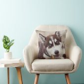 シベリアン·ハスキー·ワンピービーチ クッション (椅子)