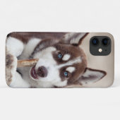 シベリアン·ハスキー·ワンピービーチ Case-Mate iPhoneケース (裏面(横))