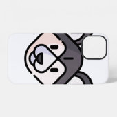 シベリアン・ハスキー iPhoneケース (裏面横)
