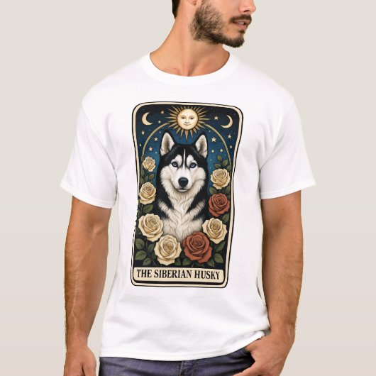 シベリアン・ハスキー Tシャツ (正面)
