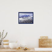 シベリア上空のツポレフ(Туполев) Tu-104 ポスター (キッチン)