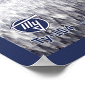 シベリア上空のツポレフ(Туполев) Tu-104 ポスター (角)