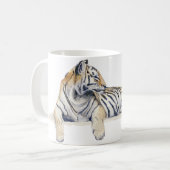 シベリア人/ベンガルトラ コーヒーマグカップ (正面左)