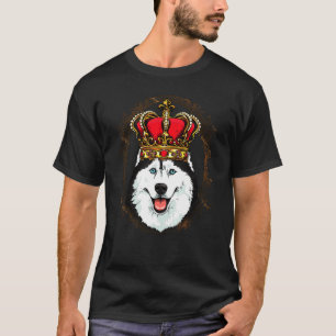 シベリア女王ハスキー犬 Tシャツ