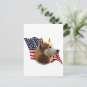 シベリア州旗 ポストカード (スタンド正面)